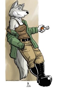 Rating: Questionable Score: 0 Tags: 2005 anthro boots bottomwear canid canine canis clothed clothing combat_boots demurewolf e621 emmm female footwear fur grey_body grey_fur grin jacket khakis leaning lighter looking_at_viewer mammal open_clothing open_jacket open_topwear pants shirt shoes simple_background smile smug solo tail tank_top teeth topwear white_body white_fur wolf User: bunchy7s