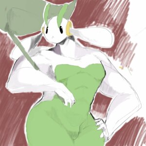 Rating: Safe Score: 0 Tags: 1:1 5_fingers backless_clothing backless_dress bare_back black_eyes bulge clothed clothing crossdressing crossgender digital_media_(artwork) dress e621 fingers floette front_view frown fully_clothed generation_6_pokemon green_clothing green_dress green_topwear half-length_portrait hand_on_hip holding_leaf holding_object humanoid leaf leaf_umbrella long_ears male nintendo pokemon pokemon_(species) portrait shamelesss sketch solo standing strapless_clothing strapless_dress topwear vertical_bar_eyes white_body white_skin User: bunchy7s