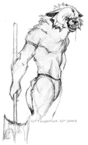 Rating: Safe Score: 0 Tags: 2003 anthro armlet axe biped bodily_fluids canid canine canis clothed clothing drooling e621 eye_scar facial_scar greyscale holding_object holding_weapon male mammal melee_weapon monochrome open_mouth open_smile saliva scar sharp_teeth side_view simple_background sketch skimpy smile solo standing tanglefoot teeth topless weapon white_background wolf User: bunchy7s
