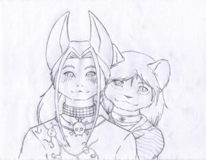 Rating: Safe Score: 0 Tags: anthro bat blush duo e621 felid female gurin leonirikuz lion male mammal monochrome pantherine User: bunchy7s