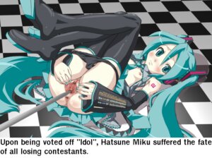 Rating: Explicit Score: 0 Tags: 1girl anus aqua_eyes aqua_hair aqua_nails black_panties blush boots checkered_floor detached_sleeves exposing_self female flat_chest hatsune_miku legs_up literal_spitroast long_hair lying nail_polish necktie nipples on_back open_clothes open_shirt panties panty_pull pussy rule34 shirt skirt solo spread_pussy tagme tagme_(artist) thigh_boots thighhighs twintails uncensored underwear very_long_hair vocaloid User: bunchy7s