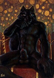 Rating: Explicit Score: 0 Tags: 2011 abs animal_genitalia anthro balls biped black_body black_fur canid canine canis e621 fur genitals half-erect knot knot_in_sheath male mammal nude penis penis_tip sheath sitting solo spread_legs spreading ssirrus tail wolf User: bunchy7s