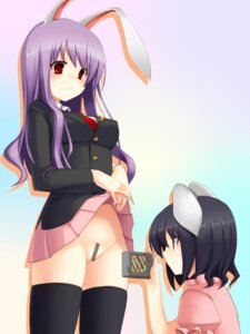 Rating: Explicit Score: 0 Tags: animal_ears black_hair black_legwear black_thighhighs blazer blush brown_hair bunny_ears camcorder camera censored embarrassed female female_only fur has_uncensored_version long_hair looking_at_pussy looking_down multiple_females multiple_girls necktie no_panties photographic_proof purple_hair pussy red_eyes reisen_udongein_inaba rule34 short_hair skirt skirt_lift sweatdrop tewi_inaba thighhighs touhou tsukumiya_amane wavy_mouth User: bunchy7s