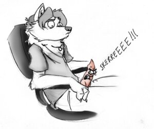 Rating: Explicit Score: 0 Tags: anthro biped bottomless canid canine canis chair clothed clothing dickface digital_media_(artwork) dragondrawer e621 erection furniture genitals humor jewelry knot male mammal necklace o_o office_chair penis pun shirt simple_background sitting snarling solo spot_color surprised talking_penis topwear visual_pun what what_has_science_done white_background wolf worried User: bunchy7s