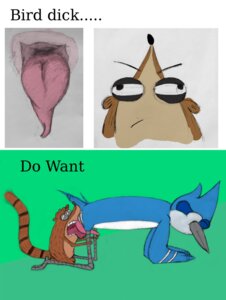 Rating: Explicit Score: 0 Tags: male male_only mordecai multiple_males regular_show rigby rule34 tagme yaoi User: bunchy7s