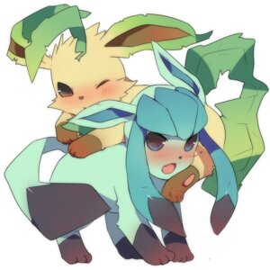 Rating: Safe Score: 0 Tags: 1:1 ambiguous_gender bite blue_eyes blush brown_eyes duo e621 eeveelution feral generation_4_pokemon glaceon leaf leaf_tail leafeon nintendo pokemon pokemon_(species) sccm tail User: bunchy7s