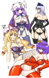 Rating: Explicit Score: 0 Tags: 4girls ass ass_cleavage ass_crack breasts bustier butt_crack collaboration eirin_yagokoro elbow_gloves female gloves highres huge_breasts kanako_yasaka kasutaso lingerie multiple_females multiple_girls namidame navel nude panties patchouli_knowledge pubic_hair pussy rule34 simple_background text thighhighs tora touhou translated translation_request underwear waka-kiyu white_background yukari_yakumo User: bunchy7s