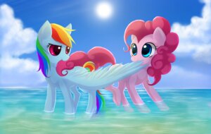 Rating: Safe Score: 0 Tags: bite blue_body blue_eyes blue_feathers blue_fur detailed_background duo e621 earth_pony equid equine eye_contact feathered_wings feathers female feral friendship_is_magic fur hair hasbro hi_res horse looking_at_another mammal multicolored_hair my_little_pony mythological_creature mythological_equine mythology pegasus pink_body pink_fur pink_hair pinkie_pie_(mlp) playful pony rainbow_dash_(mlp) rainbow_hair silberhoernchen smile tail tail_bite tail_fetish tail_in_mouth tail_play toony water wing_bite wings User: bunchy7s