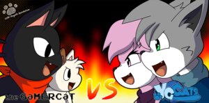 Rating: Safe Score: 0 Tags: aeris_(vg_cats) anthro coshi-dragonite countershading crossover domestic_cat e621 eye_contact felid feline felis female gamercat_(character) glitch_(the_gamercat) green_eyes grey_hair group hair leo_(vg_cats) looking_at_another male mammal pink_eyes pink_hair smile the_gamercat vg_cats User: bunchy7s
