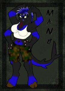Rating: Safe Score: 0 Tags: 2010 4_arms anthro aquatic blue_hair bovid bovine breasts cattle clothing e621 female fish hair heterochromia hybrid mammal mana_dai_daries multi_arm multi_limb non-mammal_breasts shark solo tail xplaguexwolfenx User: bunchy7s