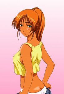 Rating: Explicit Score: 0 Tags: blush breasts dark_skin dolores_i female grey_eyes looking_back no_bra noel_links orange_hair rule34 sideboob zone_of_the_enders User: bunchy7s