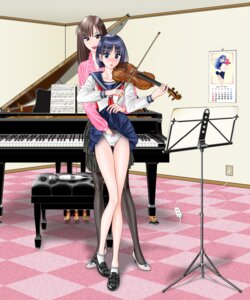 Rating: Questionable Score: 0 Tags: 2girls ao_suishou ass_visible_through_thighs bare_legs blue_eyes blue_hair blush bob_cut bow bow_(instrument) bow_panties brown_eyes brown_hair calendar_(object) chair checkered checkered_floor clothing female fingering full_body grand_piano hand_in_another's_panties hand_in_panties highres hitachi_magic_wand indoors instrument lips loafers long_hair multiple_females multiple_girls music_stand original panties pantyhose piano rule34 school_uniform serafuku sheet_music shoes short_hair skirt skirt_lift student teacher underwear vibrator violin yuri User: bunchy7s
