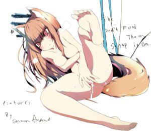 Rating: Explicit Score: 0 Tags: 1girls animal_ears anus asano_shimon barefoot blush breasts brown_hair cum cum_inside engrish feet female holo legs masturbation medium_breasts nude pussy pussy_juice ranguage red_eyes rule34 shaved_pussy solo spice_and_wolf spread_legs tail uncensored wolf_ears wolf_tail User: bunchy7s
