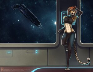 Rating: Safe Score: 0 Tags: 2014 angels_cartel anthro armwear biped ccp_games cheetah clothing detailed_background digital_media_(artwork) e621 elbow_gloves eve_online felid feline female fur gloves glowing hair handwear machariel mammal markings midriff pinup pose red_hair roguekitty science_fiction shinigamigirl solo space spacecraft spots spotted_body spotted_fur standing star starscape tight_clothing vehicle white_body white_fur User: bunchy7s