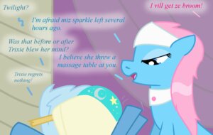 Rating: Safe Score: 0 Tags: 2011 blue_body blue_eyes blue_fur blue_hair comic dazed-and-wandering dialogue duo e621 earth_pony english_text equid equine female feral friendship_is_magic fur hair hasbro hi_res horse humor lotus_(mlp) mammal my_little_pony pink_hair pony stalker stalking text trixie_(mlp) User: bunchy7s Rating: Safe Score: 0 Tags: 2011 blue_body blue_eyes blue_fur blue_hair comic dazed-and-wandering dialogue duo e621 earth_pony english_text equid equine female feral friendship_is_magic fur hair hasbro hi_res horse humor lotus_(mlp) mammal my_little_pony pink_hair pony stalker stalking text trixie_(mlp) User: bunchy7s