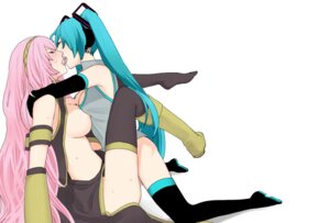 Rating: Explicit Score: 0 Tags: 2girls aqua_hair blush boots breasts closed_eyes detached_sleeves female french_kiss hatsune_miku kiss knee_boots large_breasts long_hair medium_breasts megurine_luka multiple_girls nipples open_clothes open_shirt pink_hair rule34 shirt skirt sweat tagme thighhighs tongue twintails very_long_hair vocaloid yuri User: bunchy7s
