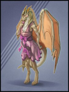 Rating: Explicit Score: 0 Tags: albion_(artonis) anthro artonis biped clothed clothing crossdressing dragon dress e621 erection erection_under_clothing genitals male membrane_(anatomy) membranous_wings mythological_creature mythological_scalie mythology penis scalie shy solo standing tail translucent wings User: bunchy7s
