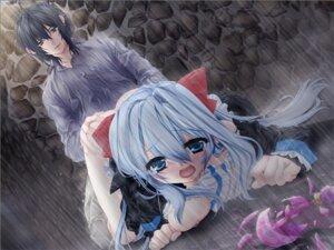Rating: Explicit Score: 0 Tags: ashe_(under_the_moon) ass ass_grab bent_over black_hair blue_eyes blue_hair breast_press breasts couple doggy_style dress dutch_angle female from_behind game_cg green_eyes long_hair nipples no_bra open_clothes open_mouth open_shirt rain rape rule34 seizh sex shirt smile tears tongue top-down_bottom-up toujou_sakana under_the_moon wet white_hair User: bunchy7s