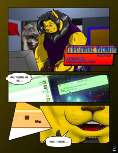 Rating: Safe Score: 0 Tags: anthro athletic biceps blue_eyes camera clothing comic computer curtains e621 electronics english_text felid feline fur hi_res hybrid lion lynx male mammal modem_(character) modem_redpill muscular muscular_anthro muscular_male pantherine pecs poster text webcam yellow_body User: bunchy7s