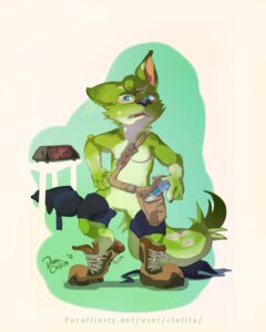 Rating: Safe Score: 0 Tags: 2012 4:5 absurd_res agent_green alarm_clock anthro blue_eyes boots canid canine canis clock clothing dark_clefita domestic_dog e621 footwear fur green_body green_fur gun hi_res husky male mammal nordic_sled_dog ranged_weapon shoes simple_background solo spitz tail weapon User: bunchy7s