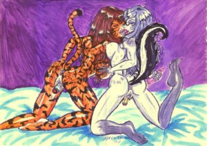 Rating: Explicit Score: 0 Tags: alien anthro bodily_fluids breast_squish breasts darkwing-zero dildo duo e621 eyes_closed felid female female/female french_kissing fur genital_fluids genitals hand_on_butt hepzibah kissing kneeling mammal marvel mephitid mephitisoid nipples pantherine penetration raised_tail sex_toy skunk squish striped_body striped_fur stripes tail tiger tigra tongue tongue_out vaginal vaginal_fluids vaginal_penetration vulva User: bunchy7s