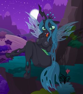 Rating: Explicit Score: 0 Tags: 2012 absurd_res anthro anthrofied arthropod biped black_body breasts changeling_(mlp) e621 fangs female friendship_is_magic genitals green_eyes grey_nipples hasbro hi_res horn insect_wings looking_at_viewer makeup moon mountain my_little_pony night nipples nude open_mouth outdoor_nudity outside plant queen_chrysalis_(mlp) sitting sky smile solo star starry_sky tail teeth tongue tongue_out tree vulva whitmaverick wings wood User: bunchy7s