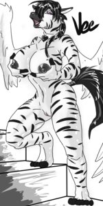 Rating: Explicit Score: 0 Tags: 1:2 anthro breasts butt e621 equid equine feathered_wings feathers female genitals hooves mammal nipples nude simple_background solo stripes tail unknown_artist vee_(veedway) vulva white_background wings zebra User: bunchy7s