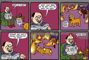 Rating: Safe Score: 0 Tags: canid canine canis death dialogue domestic_dog duo e621 english_text facial_hair feral fire human humor male mammal mustache pandyland text url User: bunchy7s Rating: Safe Score: 0 Tags: canid canine canis death dialogue domestic_dog duo e621 english_text facial_hair feral fire human humor male mammal mustache pandyland text url User: bunchy7s