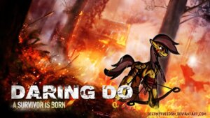 Rating: Questionable Score: 0 Tags: 16:9 2013 arrow_(weapon) blood bodily_fluids bow_(weapon) burning daring_do_(mlp) duo e621 english_text equid equine feathered_wings feathers female feral fire friendship_is_magic hasbro hi_res mammal my_little_pony mythological_creature mythological_equine mythology pegasus ranged_weapon text tomb_raider unknown_artist weapon widescreen wings User: bunchy7s