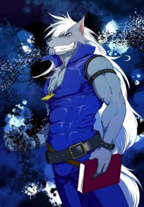 Rating: Safe Score: 0 Tags: abs anthro biceps book canid canine canis chest_tuft claws clothing e621 fur hair hi_res ink_(disambiguation) jin_(artist) long_hair looking_at_viewer male mammal muscular muscular_anthro muscular_male pretty_cure smile_pretty_cure solo tail tuft white_hair wolf wolfrun User: bunchy7s