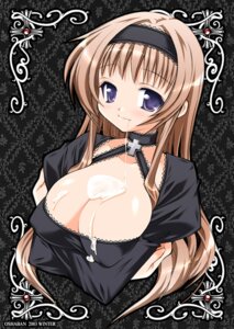Rating: Explicit Score: 0 Tags: breast_lift breasts brown_hair cum female large_breasts long_hair rule34 sasahiro User: bunchy7s