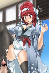 Rating: Explicit Score: 0 Tags: blush breasts cameltoe censored character_request cum cum_on_clothes feet female footjob hanahime_(sengoku_taisen) headband legs long_hair male momio open_mouth panties penis pussy red_eyes red_hair rule34 sengoku_taisen t thighhighs underwear white_panties User: bunchy7s
