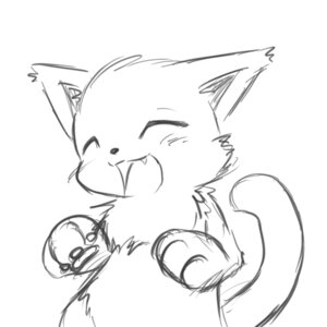 Rating: Safe Score: 0 Tags: 1:1 2008 ^_^ ambiguous_gender black_and_white blush chest_tuft domestic_cat e621 eyes_closed felid feline felis fur kemono low_res mammal monochrome open_mouth simple_background sketch smile solo tail taildog tuft white_background User: bunchy7s