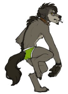 Rating: Safe Score: 0 Tags: anthro briefs canid canine canis cigarette clothed clothing collar cubi cubi_(characters) cubi_(wolf) e621 facial_piercing looking_at_viewer looking_back male mammal mythological_canine mythological_creature mythology nose_piercing nose_ring piercing ring_piercing septum_piercing smoke smoking solo tail topless underwear werecanid werecanine werecreature werewolf wolf User: bunchy7s