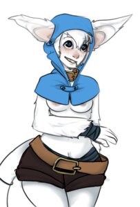 Rating: Questionable Score: 0 Tags: anthro belt blue_eyes breasts collar crossgender dota e621 female freckles fur hair hood long_ears meepo_the_geomancer solo tail unknown_artist valve valve_corporation white_body white_fur white_hair User: bunchy7s