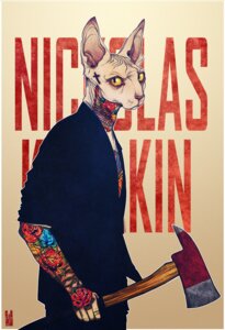 Rating: Safe Score: 0 Tags: 5_fingers angry anthro axe big_ears biped border character_name clothed clothing cross domestic_cat e621 felid feline felis fingers fire_axe flower fully_clothed hairless hairless_cat half-length_portrait looking_aside looking_at_viewer male mammal melee_weapon nikolas_pascal_(character) nikolaspascal plant portrait ring side_view simple_background solo sphynx_(cat) standing suit tattoo text weapon white_body white_border white_skin wrinkles yellow_eyes User: bunchy7s
