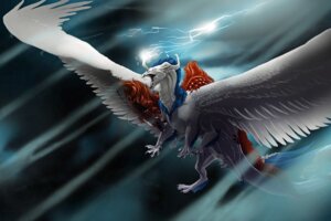 Rating: Safe Score: 0 Tags: 3:2 absurd_res ambiguous_gender claws cloud digital_media_(artwork) dragon duo e621 electricity electricity_manipulation elemental_manipulation feathered_wings feathers feral fluffy flying fur grimmla hexapodal hi_res keelie lightning monster myfi mythological_creature mythological_scalie mythology scalie shadowwolf tail wings User: bunchy7s