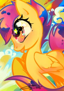 Rating: Safe Score: 0 Tags: 2012 e621 equid equine feathered_wings feathers female feral friendship_is_magic hair hasbro hi_res iopichio mammal my_little_pony mythological_creature mythological_equine mythology orange_body orange_feathers pegasus purple_hair quadruped scootaloo_(mlp) smile solo tail wings young young_feral User: bunchy7s