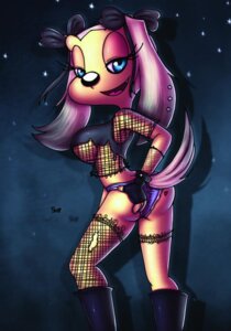 Rating: Questionable Score: 0 Tags: accessory alternative_fashion anthro blue_eyes bow_(feature) bow_accessory bow_ribbon brandy_and_mr._whiskers brandy_harrington canid canine canis clothed clothing collar disney domestic_dog e621 ear_piercing female fishnet_clothing goth hair_accessory hair_bow hair_ribbon innocenttazlet mammal piercing ribbons skimpy smile solo User: bunchy7s