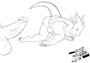 Rating: Explicit Score: 0 Tags: 2007 anthro butt circumcised claws dragon duo e621 erection feet flaccid genitals hindpaw horn humanoid_genitalia humanoid_penis male male/male monochrome mythological_creature mythological_scalie mythology nude paws penis sasaki scalie tail unavailable_at_source young young_anthro young_male User: bunchy7s
