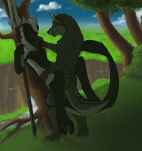 Rating: Explicit Score: 0 Tags: adjot anal anal_orgasm anal_penetration anthro anthro_on_anthro blue_eyes bodily_fluids canid canine canis cloud cum cum_while_penetrated detailed_background duo e621 ejaculation erection forest genital_fluids genitals grin hands-free hi_res male male/male male_penetrated male_penetrating male_penetrating_male mammal markings melee_weapon nature orgasm outside penetration penis plant polearm sergal sex sky smile spear supreme_admiral_cheese_(character) tail tattoo tree water weapon williamca wolf wood User: bunchy7s
