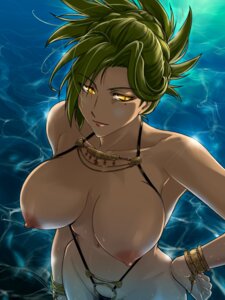 Rating: Explicit Score: 0 Tags: armpits beauty_mark bracelet breasts character_request dark_skin female green_hair hand_on_hip highres hips jewel jewelry large_breasts lots_of_jewelry mole navel nipples pubic_hair rule34 schelz short_hair slit_pupils smile swimsuit water yellow_eyes User: bunchy7s