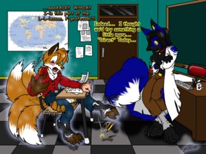Rating: Safe Score: 0 Tags: 2011 4:3 4_fingers 4_toes against_desk against_furniture against_surface anthro belt belt_buckle black_body black_fur blue_body blue_bottomwear blue_clothing blue_fur blue_pants blush bottomwear brown_belt brown_bottomwear brown_clothing brown_pants buckle canid canine catmonkshiro chair chalk chalkboard classroom clothing coat collar collar_tag colored container cup desk desmond_fallout dialogue digital_drawing_(artwork) digital_media_(artwork) door duo e621 english_text feet fingers fox fur furniture information_board inside lab_coat lesson looking_at_hand male mammal map mephis multi_tail multicolored_body multicolored_fur on_chair onomatopoeia orange_body orange_fur pants pencil_(object) red_belt red_clothing red_collar red_fox red_shirt red_topwear school scissors shirt shocked sitting sound_effects table tail teacher text toes topwear torn_clothing transformation true_fox verbal_reaction_to_tf white_body white_fur white_lab_coat writing_utensil yellow_sclera User: bunchy7s