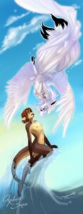 Rating: Questionable Score: 0 Tags: absurd_res ambiguous_gender anthro aquatic breasts canid canine casual_nudity clothing dress dunkleosteus duo e621 ear_piercing eyewear feathered_wings feathers female female_(lore) fish flat_chested flying fox glasses goggles hair hi_res hybrid mammal mikhaila_kirov multi_tail mustelid nipples nude orphen orphen-sirius otter piercing placoderm prehistoric_species tail water wings User: bunchy7s
