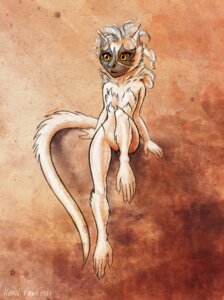 Rating: Questionable Score: 0 Tags: abstract_background amber_eyes ambiguous_gender anthro biped brown_background e621 female fur hair karol_pawlinski lemur mammal primate sifaka silky_sifaka simple_background sitting solo strepsirrhine tail white_body white_fur white_hair User: bunchy7s