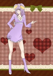 Rating: Safe Score: 0 Tags: abstract_background alternate_species animal_humanoid boots breasts cleavage clothed clothing dress e621 eyewear female footwear generation_3_pokemon glasses hair heart_symbol high_heeled_boots high_heels humanoid humanoidized jewelry kaisuki mammal necklace nintendo pattern_background pink_hair pokemon pokemon_(species) shoes simple_background solo whismur User: bunchy7s