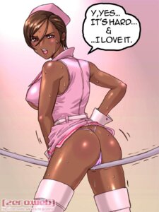 Rating: Explicit Score: 0 Tags: 1girls anesthesia anesthesia_(rumble_roses) ass blush bondage brown_eyes brown_hair cameltoe crotch_rope crotch_rub dark_skin female female_only masturbation nurse panties pussy rule34 rumble_roses shiver skirt skirt_lift solo sweat thong translated trembling underwear zero_(artist) zeroweb zettai_ryouiki User: bunchy7s