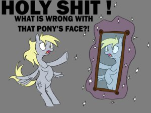 Rating: Safe Score: 0 Tags: 2011 4:3 alpha_channel blonde_hair cutie_mark derpy_hooves_(mlp) dialogue e621 english_text equid equine feathered_wings feathers female friendship_is_magic gesture glowing grey_body grey_feathers hair hand_gesture hasbro hobbsmeerkat magic mammal mirror my_little_pony mythological_creature mythological_equine mythology pegasus pointing profanity reflection simple_background solo sparkles text transparent_background wings yellow_eyes User: bunchy7s