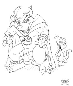 Rating: Explicit Score: 0 Tags: 2008 accessory anthro balls birdo black_and_white bow_(feature) bow_accessory bow_ribbon bowser centered_hair_bow dragon_koopa duo e621 erection female genitals hair_accessory hair_bow hair_ribbon humanoid_genitalia humanoid_penis king koopa male male_focus mario_(series) mario_bros monochrome mostly_nude nanimoose nintendo nude penis ribbons royalty rule34 scalie simple_background size_difference straight_hair tail white_background User: bunchy7s