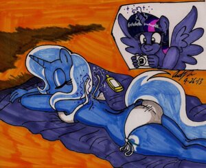 Rating: Questionable Score: 0 Tags: 2013 anthro anthrofied beach beach_towel breasts butt camera clothing duo e621 equid equine feathered_wings feathers female friendship_is_magic fur hair hasbro horn mammal multicolored_hair my_little_pony mythological_creature mythological_equine mythology newyorkx3 on_towel outside purple_body purple_fur purple_hair seaside swimwear tail towel trixie_(mlp) twilight_sparkle_(mlp) two_tone_hair undressing undressing_another unicorn wing_boner winged_unicorn wings User: bunchy7s